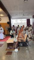 HH Swamiji's departure from SCM Bangalore (16 July 2026). Picture Courtesy: Shri Chandrashekhar Padubidri